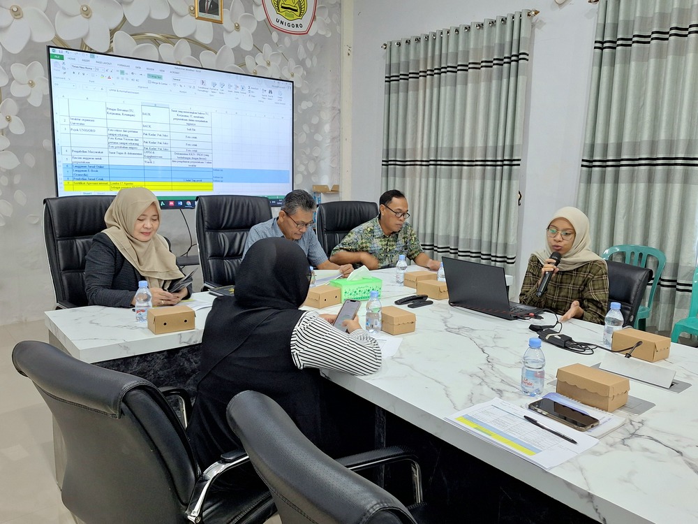 Pra Akreditasi, Perpustakaan Unigoro Gelar Koordinasi Lintas Sektoral