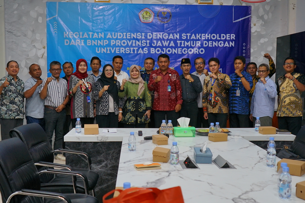 Komitmen Berantas Narkotika, BNNP Jatim Gelar Audiensi dengan Akademisi Unigoro
