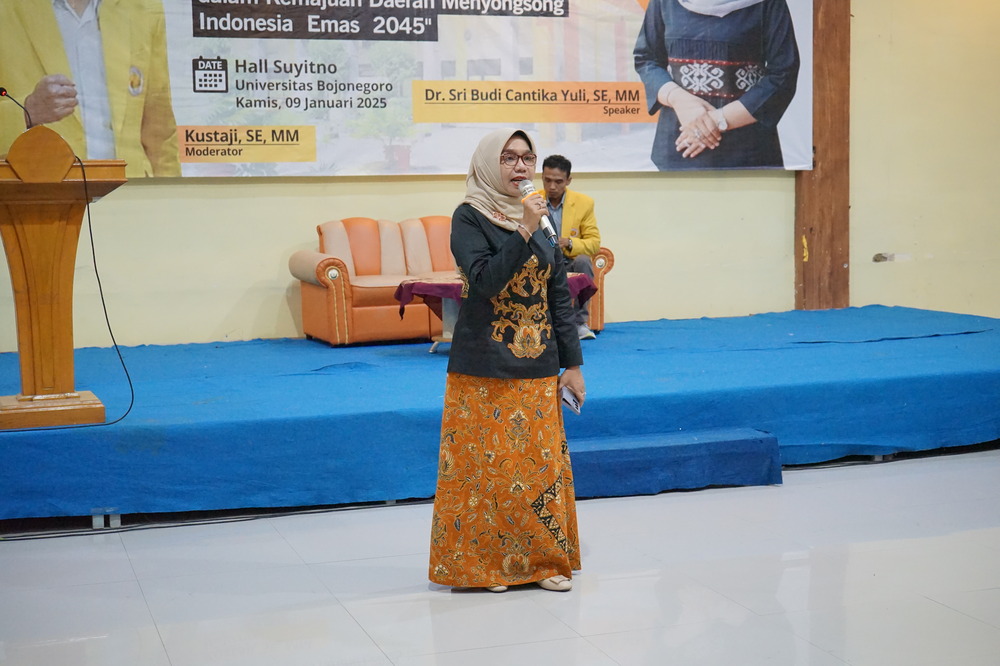 Songsong Indonesia Emas 2045, Cantika Wahono Beri Motivasi Mahasiswa Unigoro